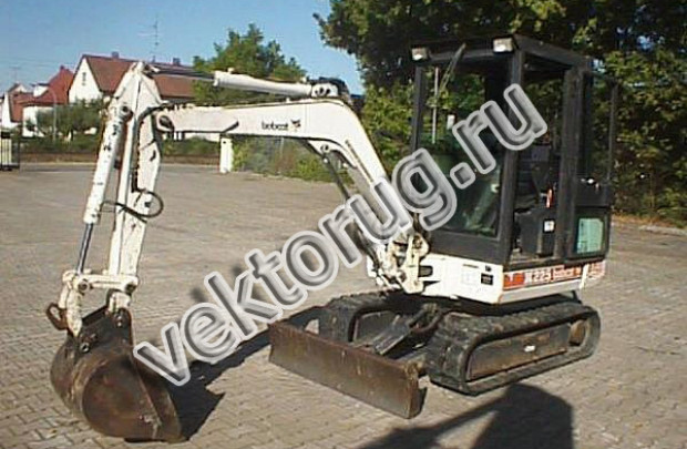 Услуги гусеничного мини-экскаватора Bobcat